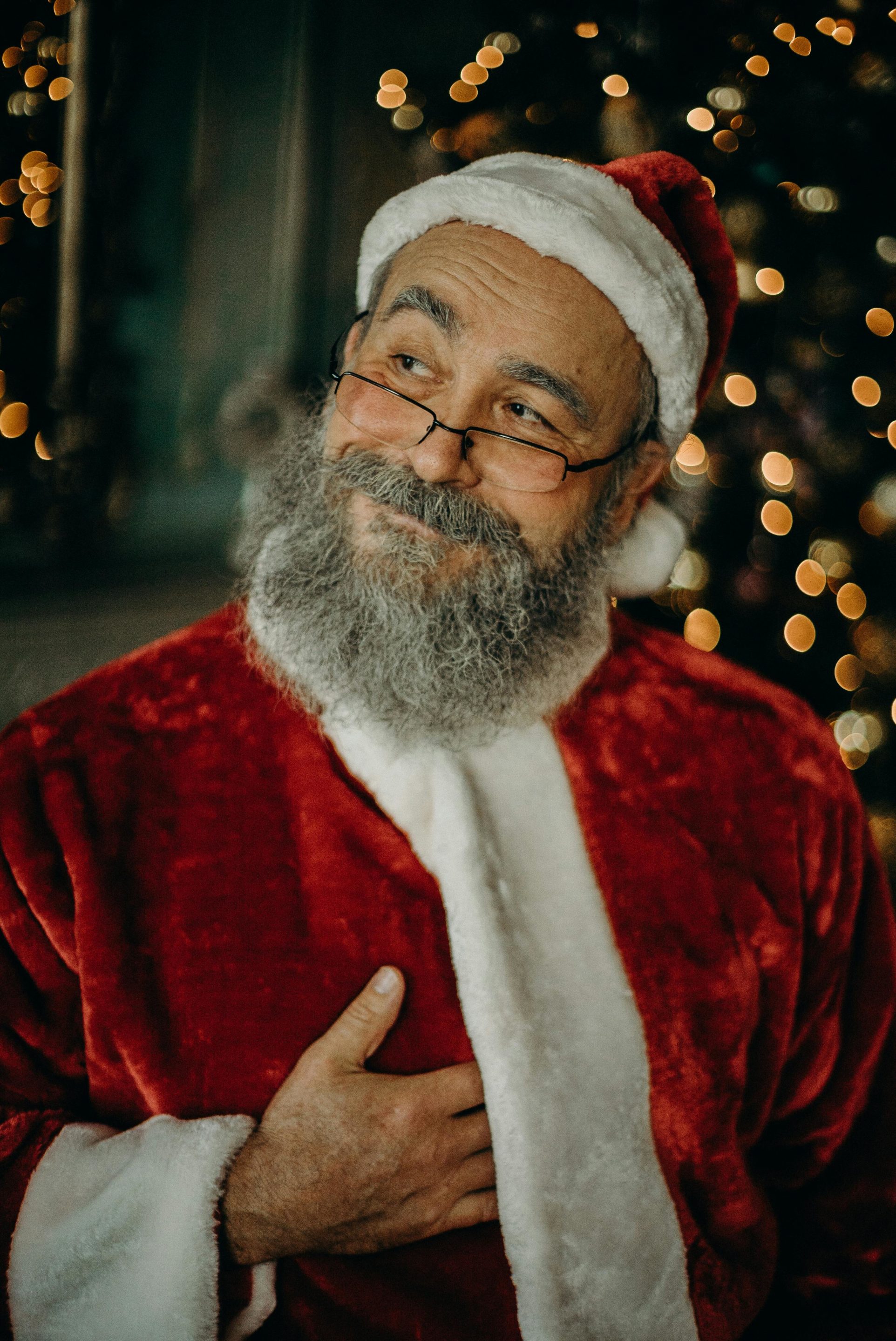 Image d'un pere Noel idéal contrastant avec le pervers narcissique